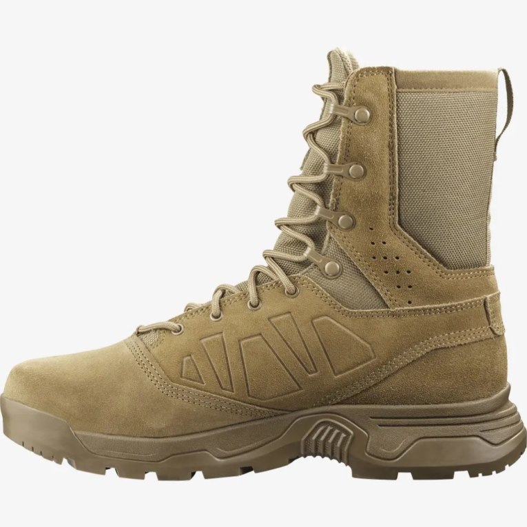 Brown Salomon Guardian Men's Tactical Boots | PH 81274O